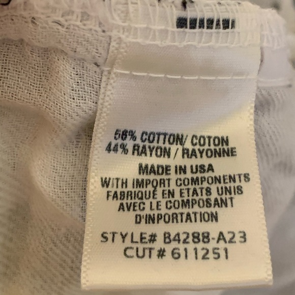 Bella Dahl Black and White Plaid Button Down Shirt - Picture 7 of 8